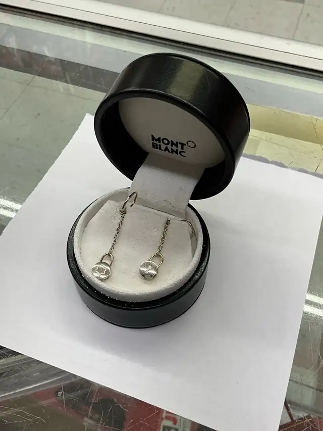 Boucles D’oreilles en Argent Mont Blanc
