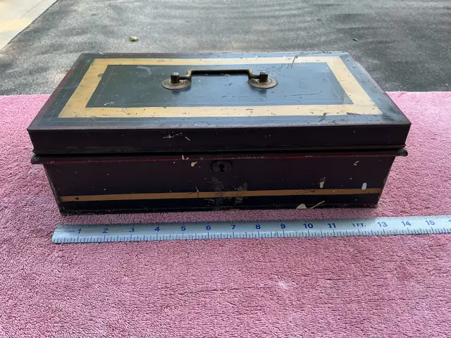 Vintage cash boxes