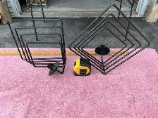 Iron candle holders