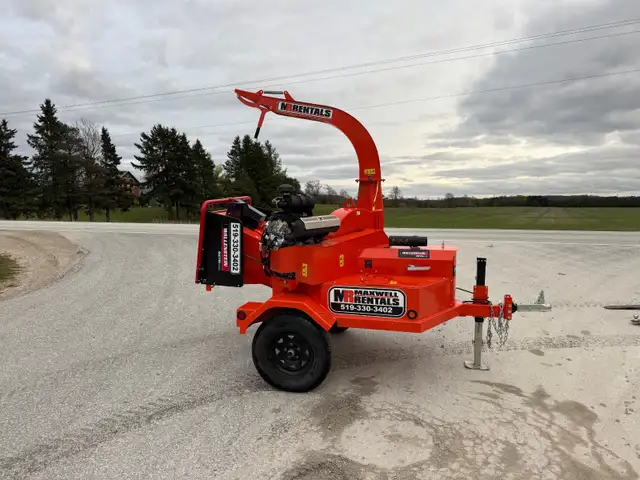 7' Tow Behind Woodchipper For Rent!