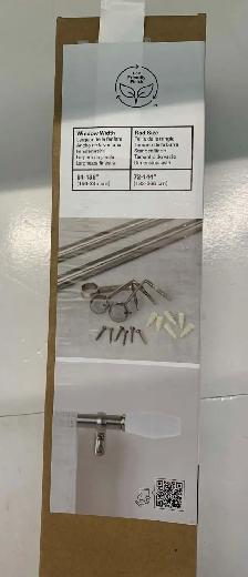 LOT of 8  Umbra FADE KNOB 1 Curtain Rod, Includes 2 Matching - Photo 3