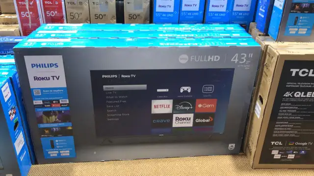 PHILIPS 43' ROKU TV FULL HD 43PFL4775/F6 B