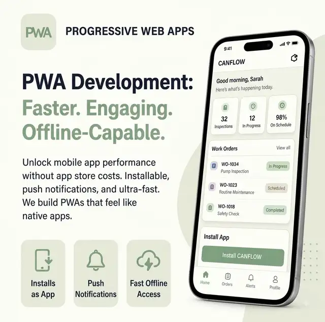 Custom Full-Stack Web Development, PWAs & Targeted Ad Campaigns