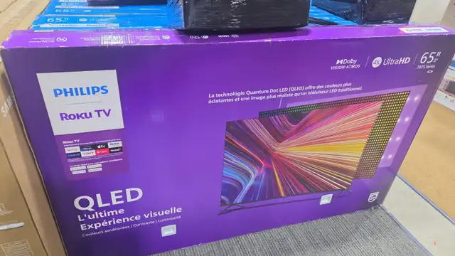 Philips 65-inch 4K Ultra HD QLED Roku TV