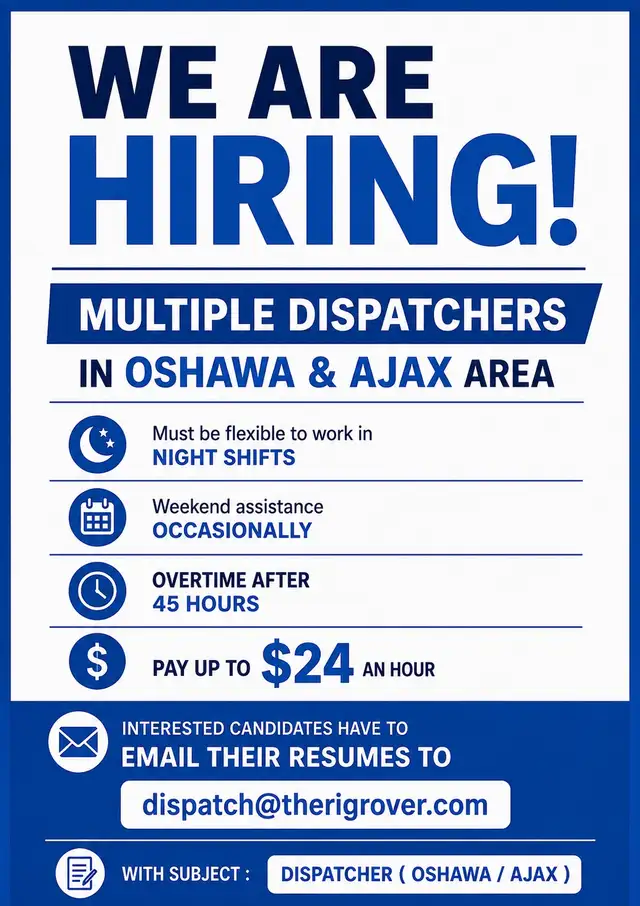 Dispatchers : upto $24 an hour