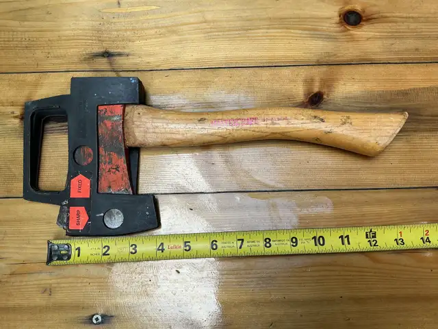 MASTERCRAFT Wood Handle 14" Axe !