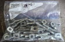 45 × 1/4' × 2-1/4' TIE-WIRE WEDGE ANCHORS – NEW – C$15 - Photo 2