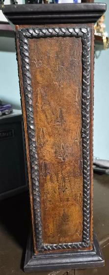 FLEUR-DE-LIS MANTEL CLOCK – BRONZE – TESTED – C$25 - Photo 3