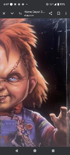 Chucky 3 and 1/2 ft. Animatronic - Photo 3