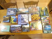 119 BRAND NEW 1000,1500,PIECE PUZZLES FACTORY SEALED $10 - Photo 3