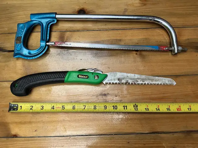 Hacksaw & Folding Pruning Saw Set !