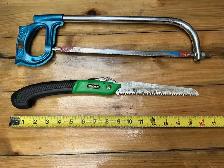 Hacksaw & Folding Pruning Saw Set !