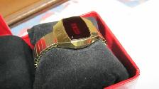 VINTAGE 1970‘S TIMEX SSQ LED WATCH RED SCREEN GOLD CASE - Photo 6