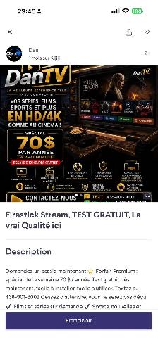 firestick - SmartTV - installation XTREAM - Test gratuit - Photo 2