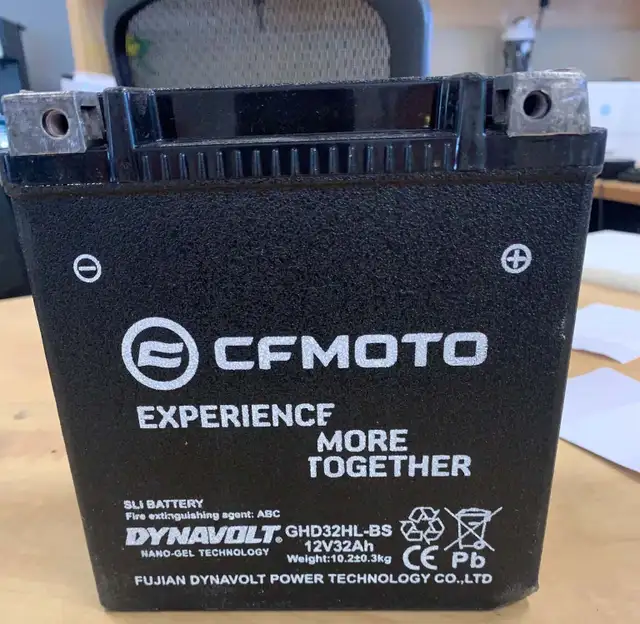CFMOTO EXPERIENCE MORE TOGETHER GHD32HL-BS Nano Gel Battery