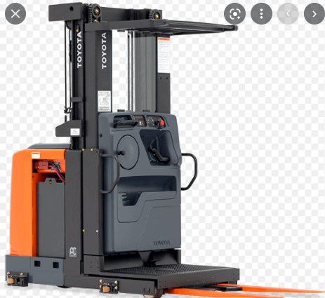 Forklift Operators Reach Truck and Counterbalance Boxclamp