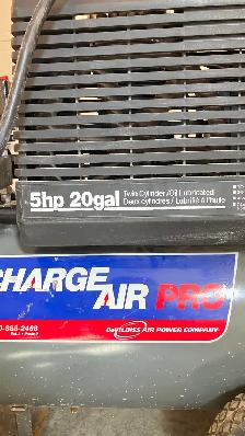 5hp/20 gal compressor for sale by owner - Photo 4
