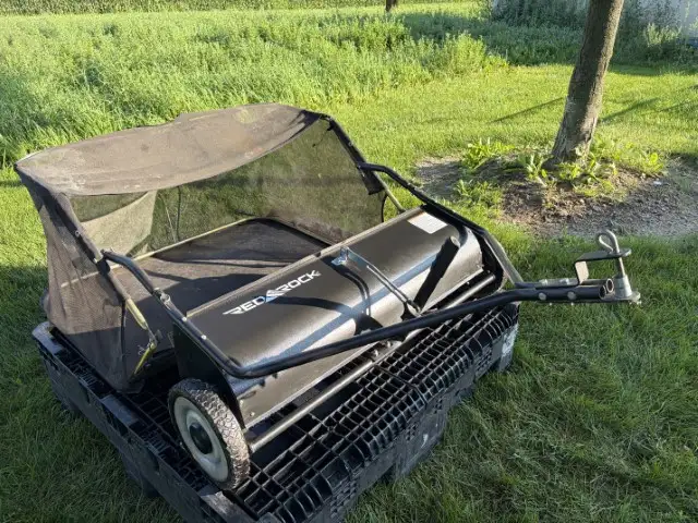RedRock Tow-Behind Lawn Sweeper with Collection Hopper