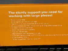 BORA Portamate PM-4000B Miter Saw Work Stand   Pedestal Roller - Photo 4