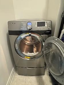 Beautifully Maintained Samsung Washer & Dryer Set — With Pedesta - Photo 2
