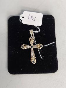 14k Solid Gold Pendants: Emerald, Diamond, Pearl, Sapphire - Photo 2