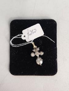 14k Solid Gold Pendants: Emerald, Diamond, Pearl, Sapphire - Photo 4