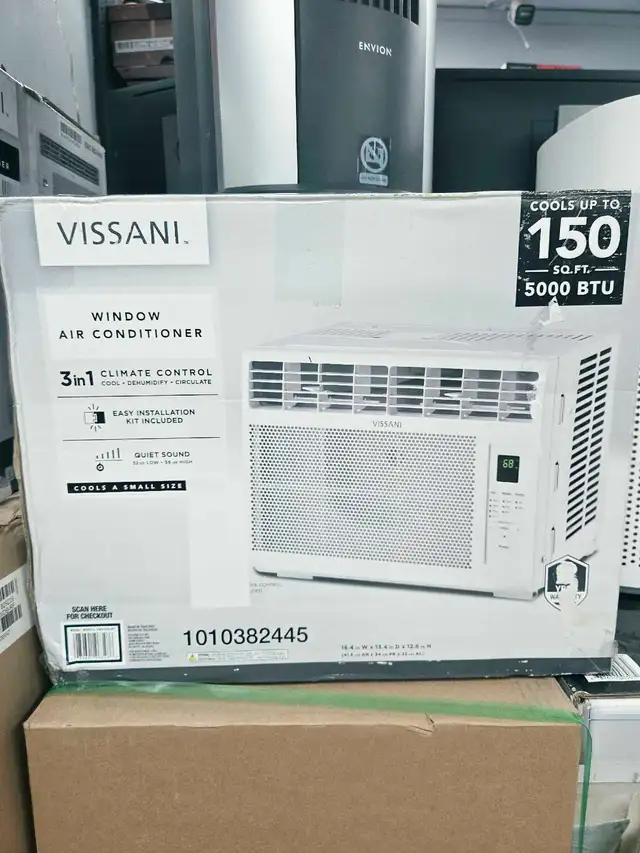 Climatiseur de fenêtre Vissani 5000 BTU