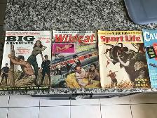 Mens action magazines from late 50’s