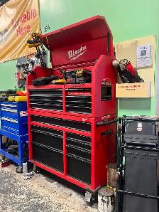 46' Milwaukee Rolling Steel Tool Chest & Cabinet Combo w/ TOOLS - Photo 2