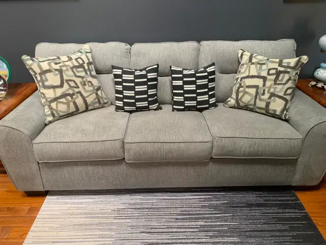 GREY 3 CUSHION COUCH