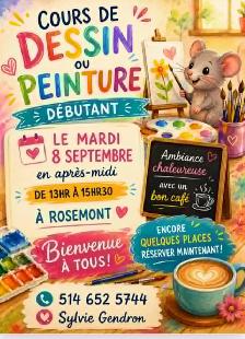 Cours de dessin ,peinture dans Rosemont