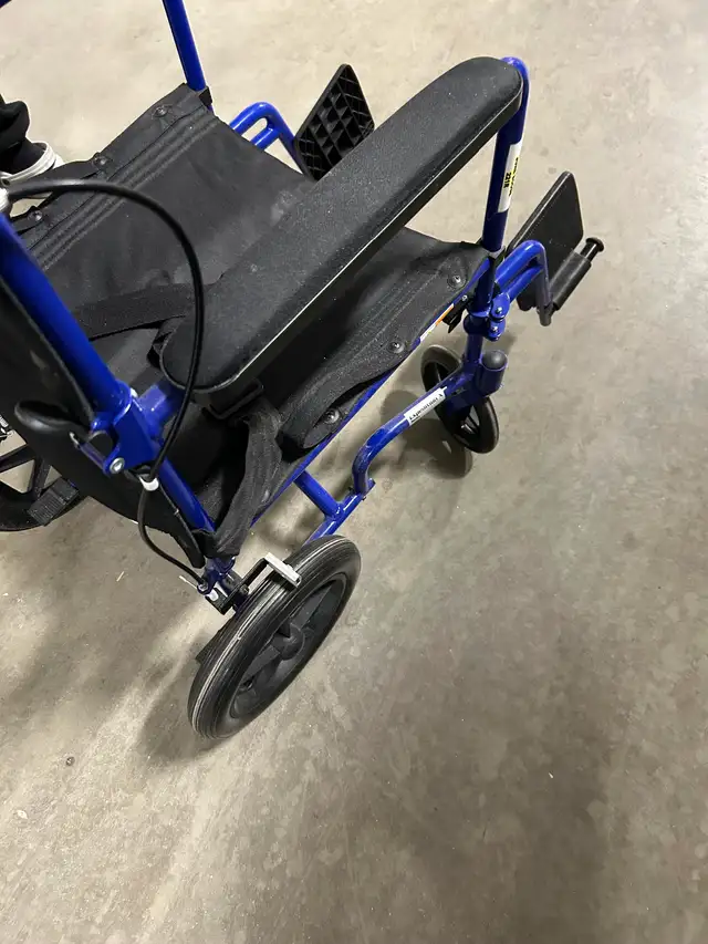 Quick fold air and go wheel chair