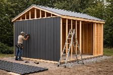 Shed Siding/Cladding - Tuff Rib Metal