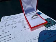 #893 - 14kt White Gold, 1.00ct Diamond Band, Size 6 - Photo 3