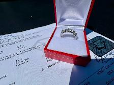 #893 - 14kt White Gold, 1.00ct Diamond Band, Size 6 - Photo 4