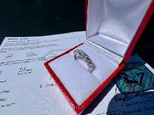 #893 - 14kt White Gold, 1.00ct Diamond Band, Size 6 - Photo 7