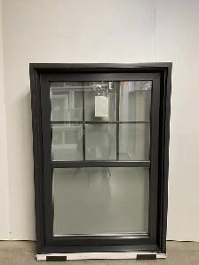 10535BP Fenêtre Battant PVC Minerai de fer 1 sect 1 ouvr 38 x 56