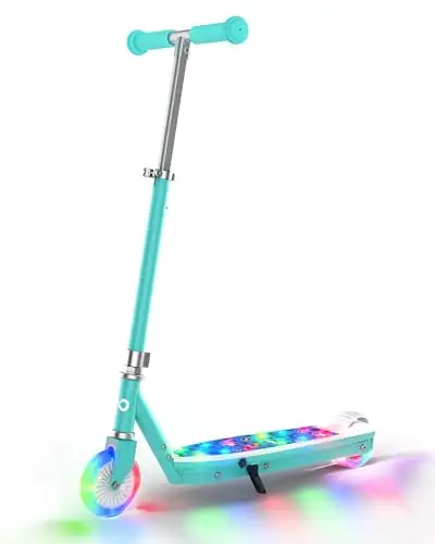 Gyroor Electric Scooter for Kids 6-12, Adjustable Height, LED