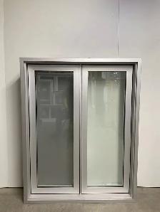 10537BH Fenêtre Battant HYBRIDE Anodèze  43 3/4 x 55 1/2