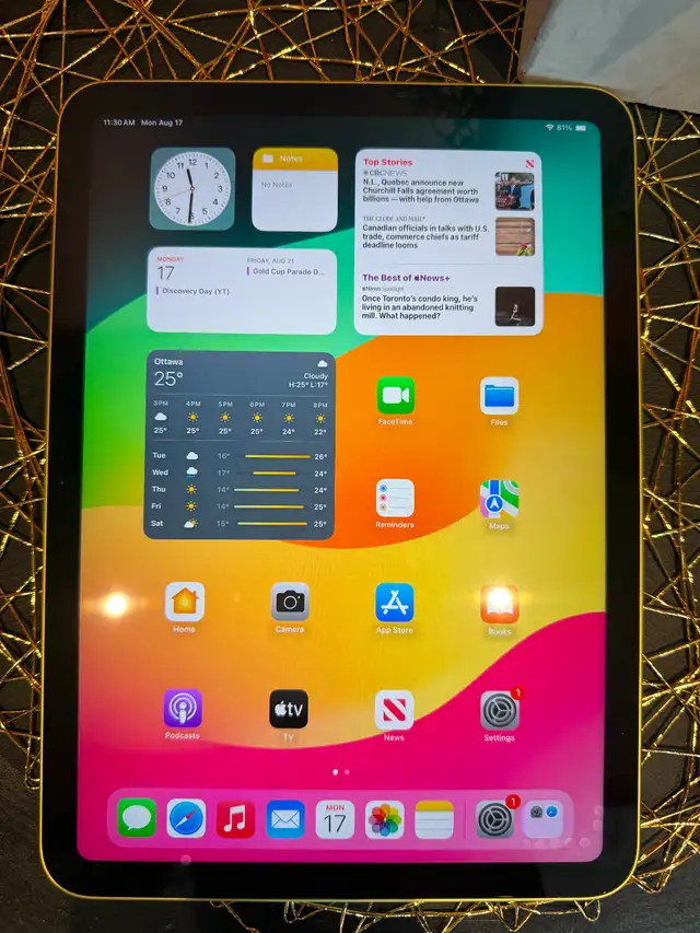 Apple 10th Generaton iPad~with Case