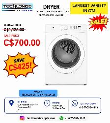 Electrolux 27' Front Load Dryer ELFE743CAW1
