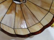 Slag Glass Lamp - Photo 8