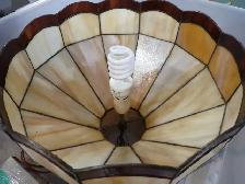 Slag Glass Lamp - Photo 10