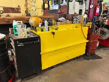 1100L Capacity Bench HEAVY DUTY Oil Tank   Pump - Photo 2