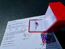 #901 EFFY Tanzanite & Diamond Ring, Size 7 - Photo 3