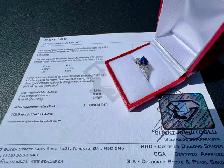 #901 EFFY Tanzanite & Diamond Ring, Size 7 - Photo 5
