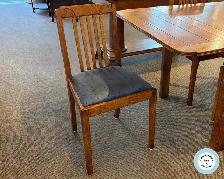 Vintage Oak Draw Leaf Table with 4 Chairs at Charmaines - Photo 3