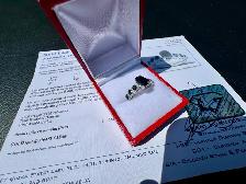 #902 - 14kt White Gold Sapphire & Diamond Ring, Size 6 - Photo 2