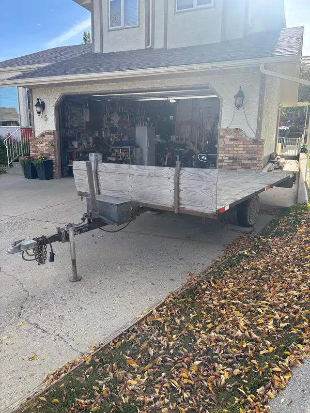 Tilting Utility Trailer