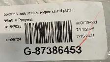 boxsters auto vehicle engine shield plate PORSCHE EMISSION CONTR - Photo 4